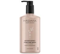 MÁDARA Bitter Honey Moisture Wash 500 ml - Nourishing Hand & Body Cleanser with Meadowsweet & Lady’s Bedstraw, Hydrates, Softens & Smooths, Soap-Free, Dermatologically Tested