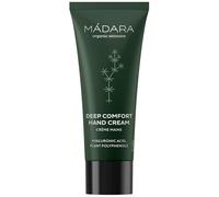 MÁDARA Deep Comfort 60 ml, Intensive Hand Cream for Very Dry, Rough Hands, Non Greasy Fast Absorbing Formula with Aloe, Cocoa Butter and Sea Buckthorn