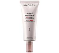 MADARA Organic Skin Care DERMA COLLAGEN Night Source Sleeping Cream - Overnight Hydrating & Firming Cream with Peptides, Algae & Hyaluronic Acid for Anti-Aging & Skin Renewal, 70ml