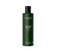 MÁDARA Natural Shampoo - Gloss and Vibrancy Shampoo 250ml, Shine-Enhancing, for All Hair Types, Improves Lustre and Vitality, Vegan, Cruelty-Free, COSMOS Natural Certified