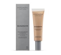 MÁDARA Organic Skincare | SKINONYM Semi-Matte Peptide Foundation #55 CLAY, - Boosted By Collagen-supporting Peptides, Semi-matte Finish, Adapts To The Skin's Texture - 30ml