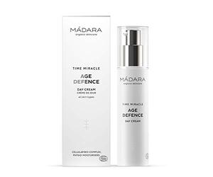 MÁDARA Organic Skincare | Time Miracle Age Defence Day Cream - With Hyaluronic Acid and Cellular Bio-Complex, Based on Northern Birch Water, Vegan 50 ml (Pack of 1) Black