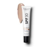 Madara Plant Stem Cell Age Protecting Sunscreen SPF 30, 40 ml - 100% Mineral Tinted Face Sunscreen with Zinc Oxide & Hyaluronic Acid for Broad Spectrum Protection & Hydration