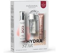 MÁDARA SOS HYDRA Star Collection Set - 3-Piece Skin Care Gift Set with Micellar Water 50ml, Hydra Repair Serum 20ml & Recharge Cream 50ml - Moisture & Care