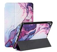 MadBee Slim Case for iPad Air 3rd Generation 10.5 (2019)/iPad Pro 10.5 (2017), PU Leather Wallet Case Colorful Pattern Design Tri-fold Stand Protective Cover Case with Auto Sleep/Wake (Purple)