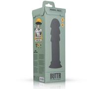 BUTTR Majors League Madbull Muzzle Large Anal Dildo 10 Inch - Black Black