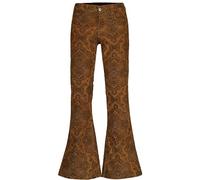 Madcap England Men's Retro 60s 70s Mod Paisley Print Cord Corduroy Bell Bottoms Flares Jeans Paisley Rave MC277 (32W / 32L, Tan)