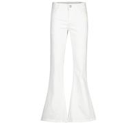 Madcap England Men's Retro 60s 70s Rock Bellbottoms Bell Bottom Denim Flares Jeans MC249 (UK, Waist & Inseam, 36, 32, White)