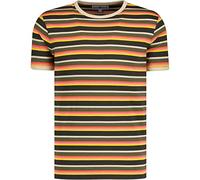 Madcap England Men's Retro 70s 1970s 80s 1980s Striped Stripey Ringer Dekker T-Shirt MC1044