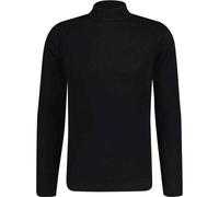 Madcap England Men's Retro Mod 60s 70s Style Slim Fit Knitted Cotton Long Sleeve Turtleneck Jumper MC252 (UK, Alpha, XXL, Regular, Regular, Black)