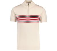 Madcap England Men's Retro Mod Indie 60s 70s 90s Britpop Knitted Cotton Short Sleeve Cycling Top Tee T-Shirt Lytton MC1125 (UK, Alpha, L, Regular, Regular, Birch)