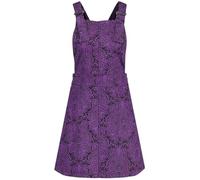 Madcap England Retro 60s 70s Mod Paisley Twill Pinafore Bib Dungaree Mini Dress Marlo MC1113