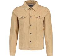 Madcap England Retro Mod Men's 70s 1970s Vintage Style Needle Cord Corduroy Slim Fit Western Woburn Jacket MC512 (UK, Alpha, L, Regular, Regular, Latte)