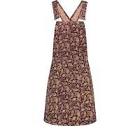 Madcap England Women's Retro Mod 60s 70s Seventies Baby Cord Corduroy Paisley Pinafore Dunagree Dress, Vintage Style, Mini Length Jenny MC1060