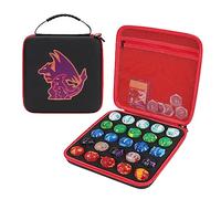 MADCAT Organizer Storage Holder Case Compatible with 25 Bakugan Battle Planet and BakuCores, Armored Alliance, Geogan Rising, (red)