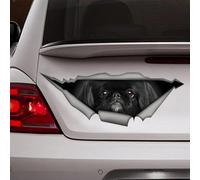 Madcolitote Black Pekingese Car Stickers Pet 3D Window Decal Bumper Die Cut Vinyl Decal Funny Laptop Stickers Pet Gift,10 Inch