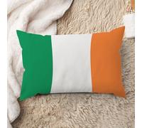 Madcolitote Ireland Flag Pillows Ireland Country City Souvenir Pillow Covers National Flag Throw Pillow Cushion Cover 16x26in Decorative Pillowcase for Sofa Living Room Bedroom