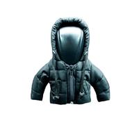 Madcozy. Gear Shift Puffer Jacket, Gear Shift Hoodie, Universal Car Shift Knob Cover, Cute Automotive Interior Accessories (Black)
