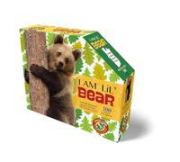 Madd Capp 884003 Shape Puzzle Junior Bear Contour Puzzle 100 Pieces for Children and Adults