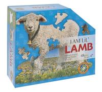 Madd Capp I Am Lil Lamb Animal Shaped Jigsaw Puzzle, 48 Pieces, Ages 4+, Educational Preschool Puzzle for Kids