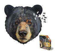 Madd Capp Puzzles - I AM Bear - 550 Pieces - Animal Shaped Jigsaw Puzzle, 27inx26in, Black