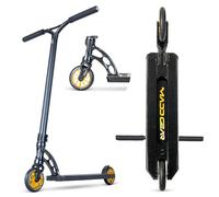 Madd Gear Origin Pro Scooter for Teens and Kids - Lightweight Alloy Deck - Aluminum Handlebar - Trick Scooter for All Skill Levels (Origin 500, Laser Flip)