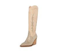 Madden Girl Women's Apple Western Boot, Sand Multi, 6 UK