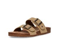 Madden Girl Women's Brando Flat Sandal, Taupe Fabric, 5.5 UK