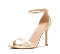 Madden Girl Women's Brazen Heeled Sandal, Gold Metallic, 9 UK