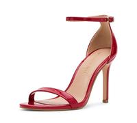 Madden Girl Women's Brazen Heeled Sandal, Red Patent, 3 UK
