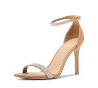 Madden Girl Women's Brazen-r Heeled Sandal, Café Multi, 2.5 UK