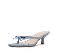 Madden Girl Women's Charlotte Heeled Sandal, Denim, 42.5 EU