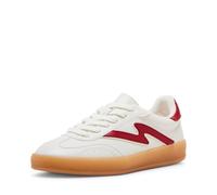 Madden Girl Women's Giia Sneaker, Off White/Red, 4 UK