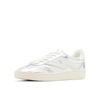 Madden Girl Women's Giia Sneaker, Silver/Off White, 7 UK