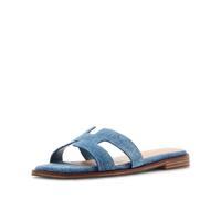 Madden Girl Women's Haileyy Slide Sandal, Denim, 4 UK