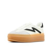 Madden Girl Women's Mightty Sneaker, White/Black, 5 UK