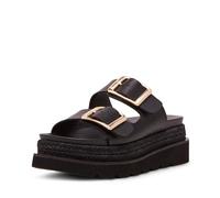 Madden Girl Women's Mythicall Flat Sandal, Black Paris, 5 UK
