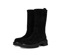 Madden Girl Women's Roost Mid Calf Boot, Black Fabric, 6 UK