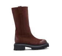 Madden Girl Women's Roost Mid Calf Boot, Chocolate Fabric, 6 UK