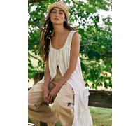Maddi Asymmetric Tunic at Free People in Clean Ivory, Size: XL - female