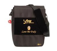 Maddie Powers Cute Bug Ideal Love Magazine and Believe My Heart Hipster Bag - Fits Laptops with Screen Sizes Up to 14.1 inch (Black)