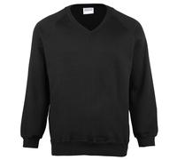 Maddins Childrens Unisex Coloursure V-Neck Sweatshirt / Schoolwear (Pack RW6863