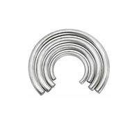 Maddisons of Durham Round Mainspring Clamps for Clock Repairs, Set of 4, Steel, 75mm, 60mm, 50mm, 37mm