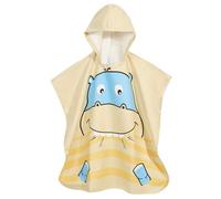 Maddy's Home Kids Hooded Beach Towel - Super Soft Absorbent Cotton Poncho for Boys & Girls, Bath Pool & Beach Use,Toddler to Teen (3-12 Years) (Hippo)