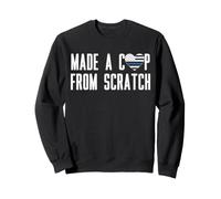 Made A Cop From Scratch Police Officer Mom Mother's Day Sweatshirt