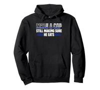 Made A Cop Police Officer Mom Mother´s Day Pullover Hoodie