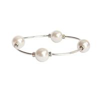 Made As Intended the Blessing Bracelet - 12mm Crystal White Pearl Blessing Bracelet