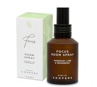 Made by Coopers Focus Room Spray | Natural Air Freshener with Essential Oils | Energising Aromatherapy Blend with Lime, Mint & Rosemary | Vegan & Cruelty Free | 60ml Glass Bottle