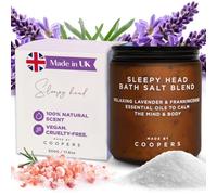 Made by Coopers Sleepy Head Bath Salt Blend - 500g - Natural Sleep Aid with Lavender & Frankincense Essential Oils, Epsom & Himalayan Salts