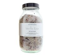 Made by Coopers Luxury Vanilla Rose Bath Salt Blend - 500g - Couples' Romantic Spa Experience with Coconut & Vanilla Infusion, Epsom, Dead Sea, and Himalayan Salts